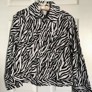 Chico’s animal print jacket